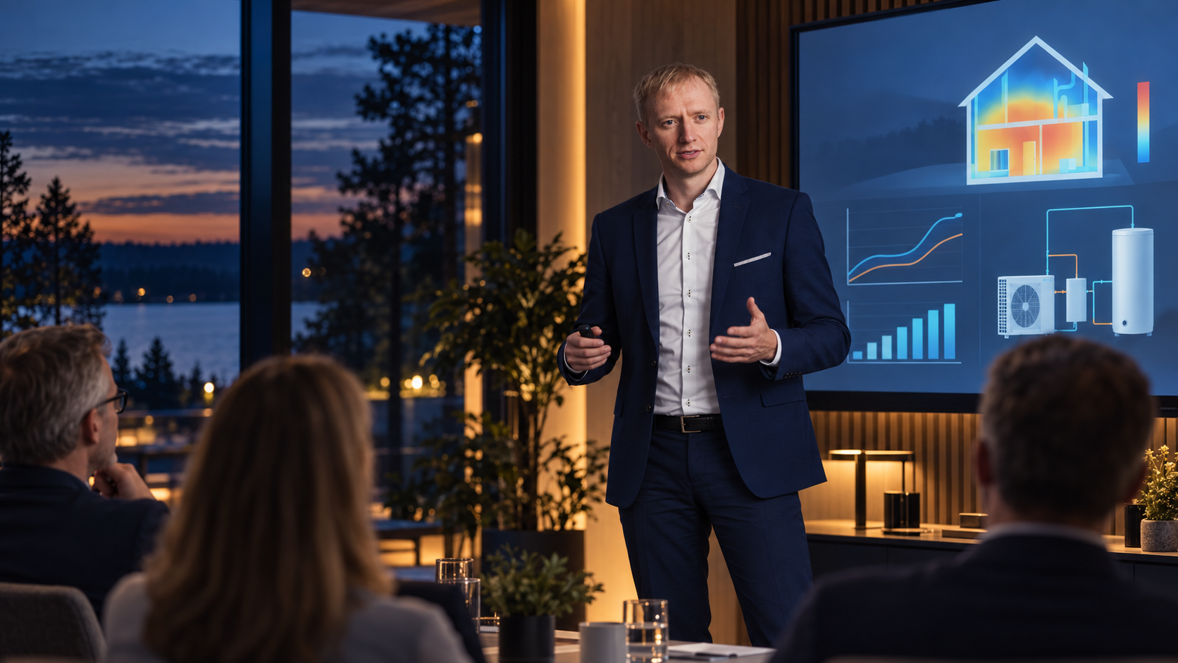 Marti Arak energiasäästu koolitust andmas
